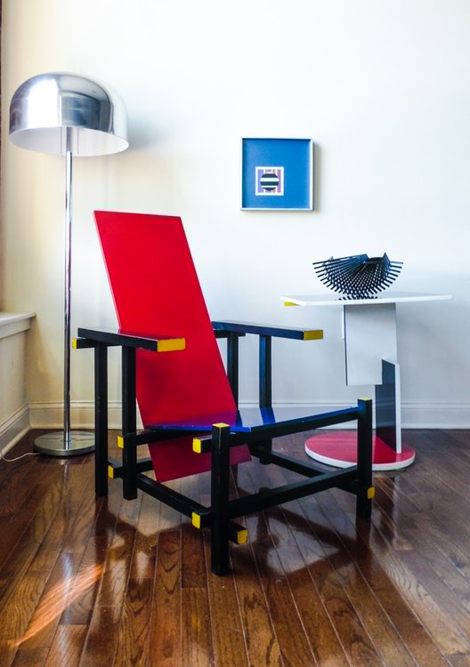 Fotoliu Red and Blue by Gerrit Rietveld  | GREEN 900