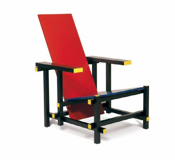 Fotoliu Red and Blue by Gerrit Rietveld  | GREEN 900