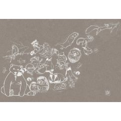 TECNOGRFICA | Tapet Jump, Culoare: Paper Chalk