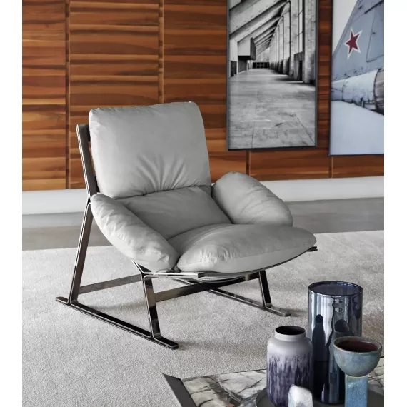 ARKETIPO | Fotoliu Belair, Finisaje: Piele