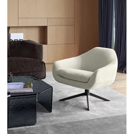 ARKETIPO | Fotoliu Bond, Colour: Alb, 3 image