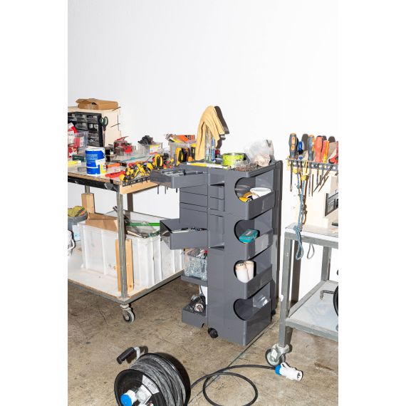 B—Line | Căruciorul de depozitare Boby, Color: Tornado Grey, 3 image