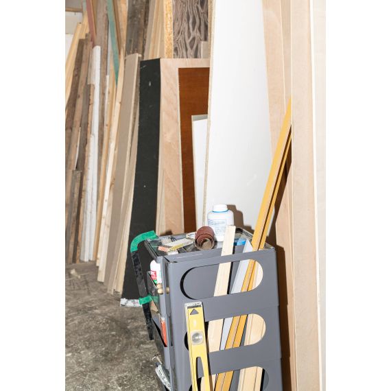 B—Line | Căruciorul de depozitare Boby, Color: Tornado Grey, 2 image