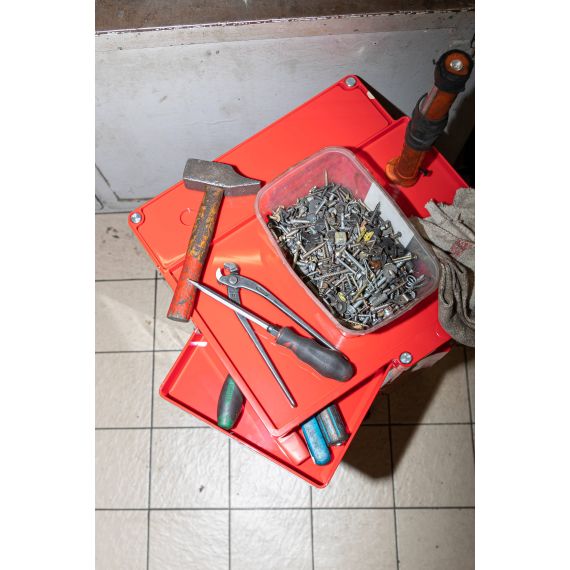 B—Line | Căruciorul de depozitare Boby, Color: Pepper Red, 3 image