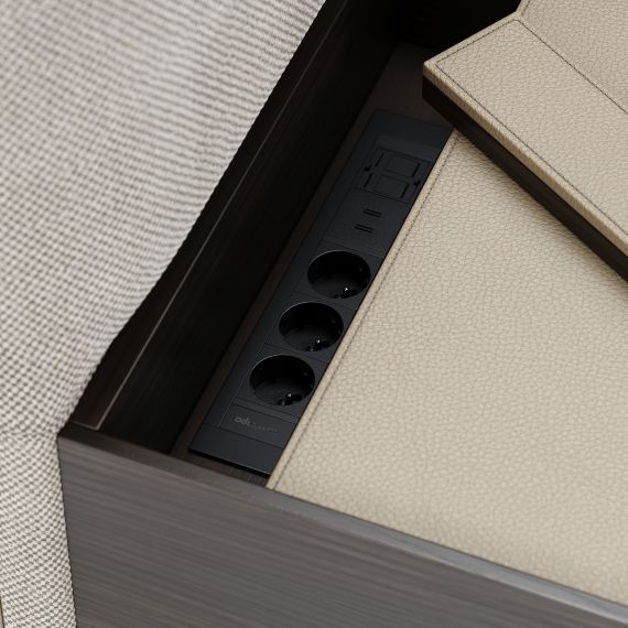 DOMKAPA | Pat Francis, Configuratii: Pat+Panou cu noptiera, 5 image