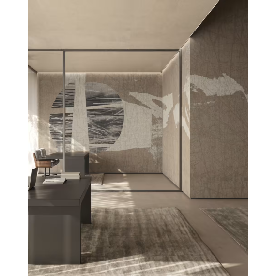 GLAMORA | Tapet Cretto, Colour: Maro, 5 image