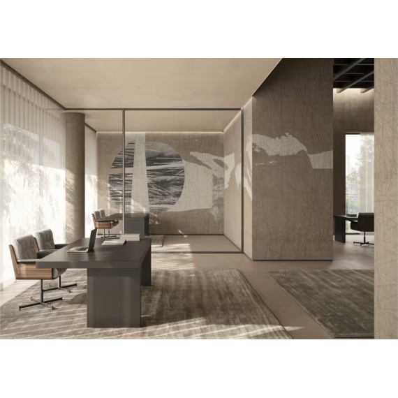 GLAMORA | Tapet Cretto, Colour: Maro, 4 image