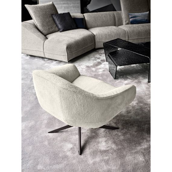 ARKETIPO | Fotoliu Bond, Colour: Alb, 3 image