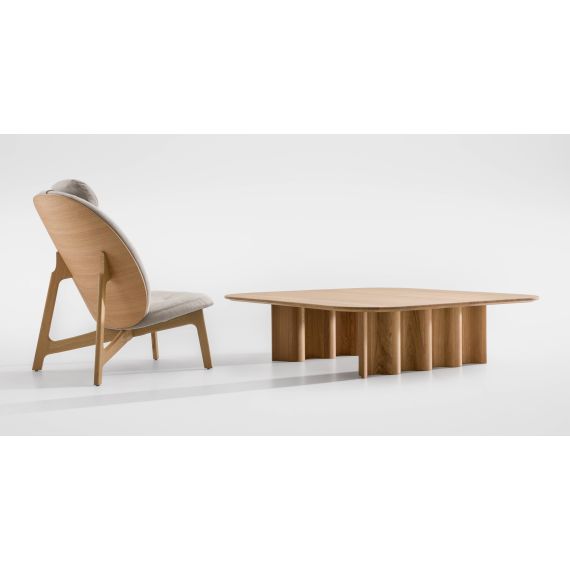 ZEITRAUM | Masuta de cafea  Curtain Couch, Material: Oak-square, 3 image