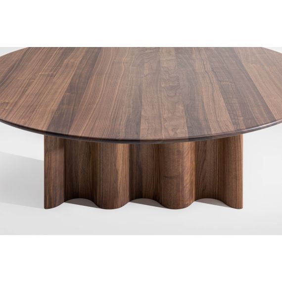 ZEITRAUM | Masuta de cafea  Curtain Couch, Material: American Walnut-round, 3 image