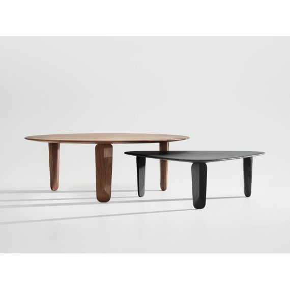 ZEITRAUM | Masa Kuyu, Material: Oak stained graphite black-triangular, 4 image