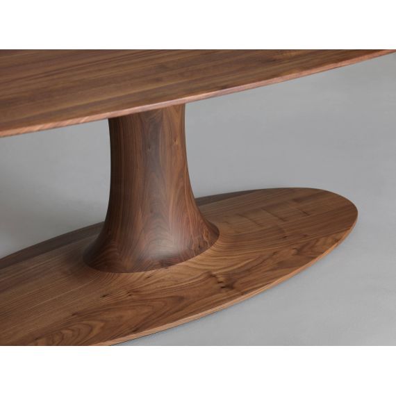 ZEITRAUM | Masa Turntable Oval, Material: American walnut, 3 image