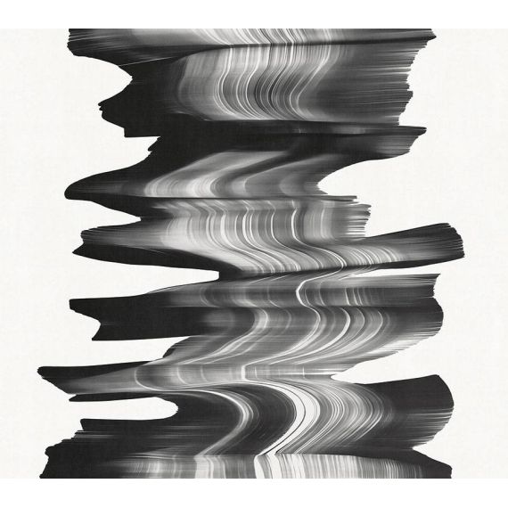 LONDONART | Tapet Fluid Flow, Culoare: Black