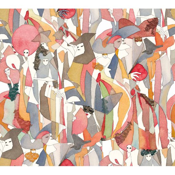 TECNOGRFICA | Tapet Masked Ball, Model: Apricot B