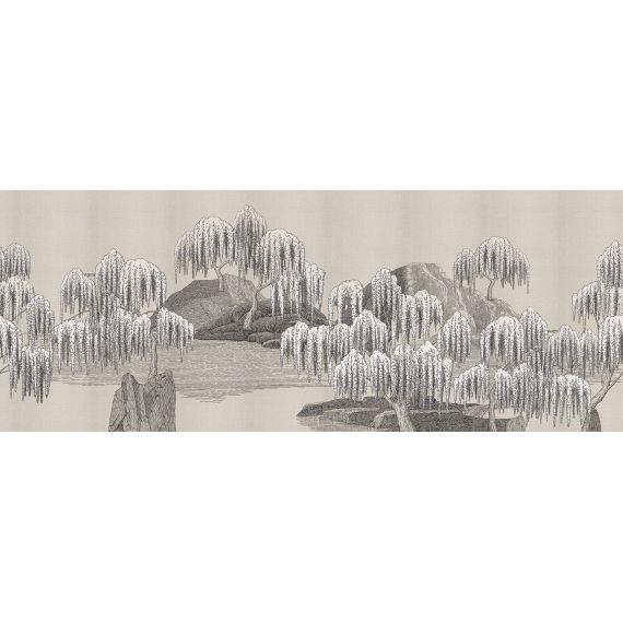 LONDONART |  Tapet Saules et Montagnes, Culoare: Ivory Mist