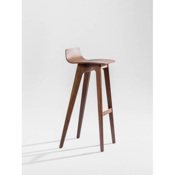 ZEITRAUM | Scaun de bar Morph, Material: American walnut