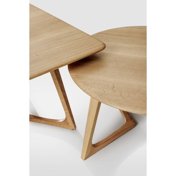 ZEITRAUM | Masa Twist couch, Material: Oak-round, 2 image