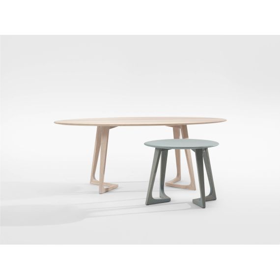 ZEITRAUM | Masa Twist couch, Material: Ash-oval