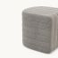 DOMKAPA | Puf ZigZag, Finish: material textil gri, 3 image