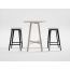 ZEITRAUM | Scun de bar Aeon, Material: Oak stained graphite black, 2 image
