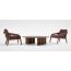ZEITRAUM | Masuta de cafea  Curtain Couch, Material: American Walnut-round, 4 image