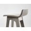 ZEITRAUM | Scaun de bar Morph, Material: Oak stained cold grey-fabric, 2 image